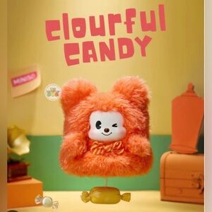 MINISO Disney Mickey Mouse Family Candy Series Keychain Orange Mickey Mouse.